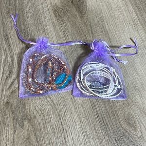 Brand new crystal wrap bracelets